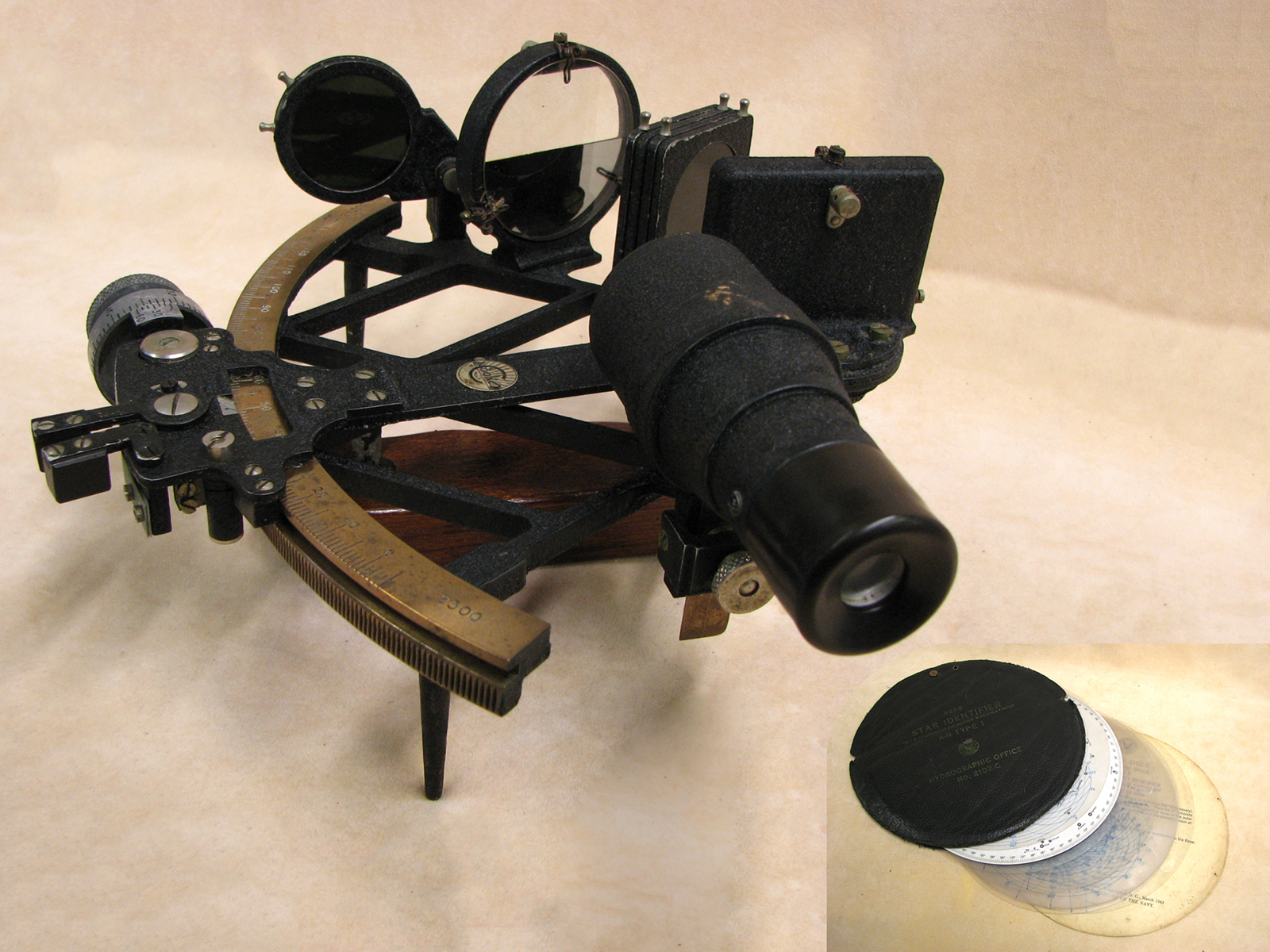 1962 B Cooke & Son Maritime sextant with Star Finder set